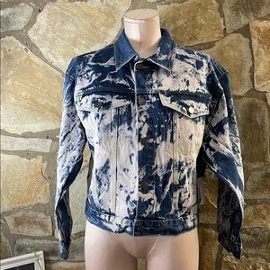 NWT BP Bleach Overdye Denim Jacket